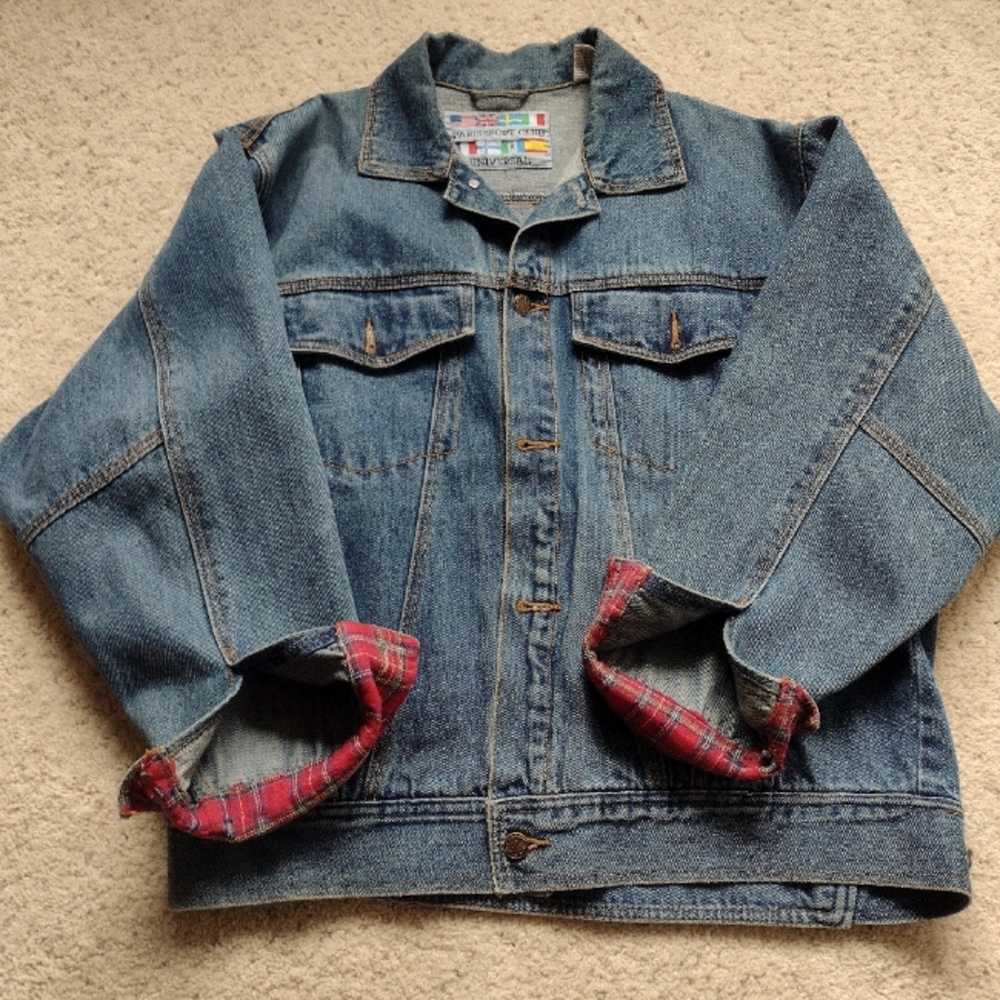 Vintage Parissport Club International Jean Jacket